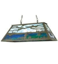 Meyda Yellow 50666 - 33" Long Loon Oblong Pendant