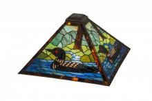 Meyda Yellow 50691 - 17" Square Loon Shade