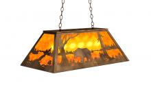 Meyda Yellow 51145 - 33" Long Bear at Lake Oblong Pendant