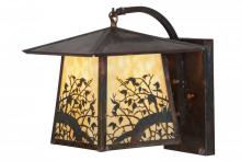 Meyda Yellow 51772 - 12"W Stillwater Apple Branch Curved Arm Wall Sconce