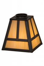 Meyda Yellow 52019 - 6"Sq "T" Mission Shade
