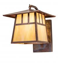 Meyda Yellow 54786 - 12" Wide Stillwater Double Bar Mission Curved Arm Wall Sconce