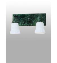 Meyda Yellow 56532 - 14"W Revival Oyster Bay Embossed 2 LT Vanity Bar