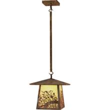 Meyda Yellow 57157 - 12" Square Stillwater Apple Branch Pendant