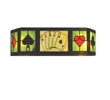 Meyda Yellow 65228 - 32" Wide Poker Face Vanity Light