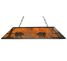 Meyda Yellow 65415 - 72"L Bear at Lake Oblong Pendant