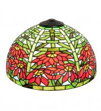 Meyda Yellow 65894 - 15" Wide Poinsettia Shade