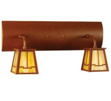 Meyda Yellow 66086 - 18"W Bungalow Valley View 2 LT Vanity Light