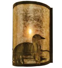 Meyda Yellow 68173 - 8"W Loon Right Wall Sconce