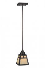 Meyda Yellow 70059 - 6"Sq "T" Mission Mini Pendant