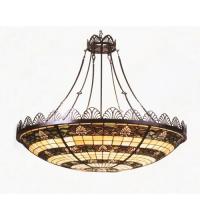 Meyda Yellow 79899 - 25"W Shell and Ribbon Inverted Pendant