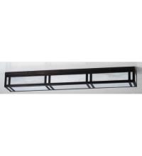 Meyda Yellow 81598 - 48"L Hyde Park Double Bar Mission Flushmount