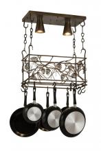 Meyda Yellow 82756 - 24"L Whispering Pines Pot Rack