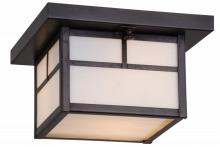 Meyda Yellow 87226 - 8"Sq Hyde Park "T" Mission Flushmount