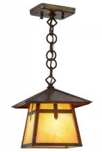 Meyda Yellow 92197 - 8" Wide Stillwater Cross Mission Pendant