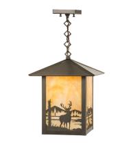 Meyda Yellow 95909 - 7" Square Seneca Deer Creek Pendant