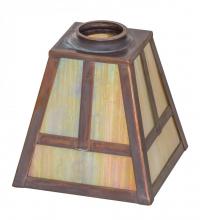 Meyda Yellow 98091 - 6"Sq "T" Mission Shade