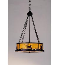 Meyda Yellow 98796 - 21.5"W Loon Inverted Pendant