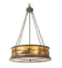 Meyda Yellow 99133 - 22" Wide Loon Inverted Pendant