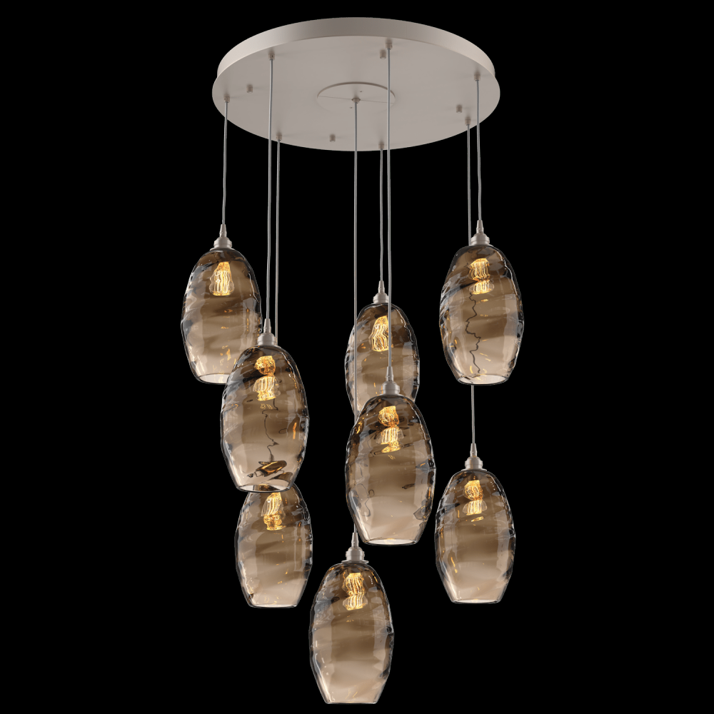 Ellisse Round 8pc Multi-Pendant