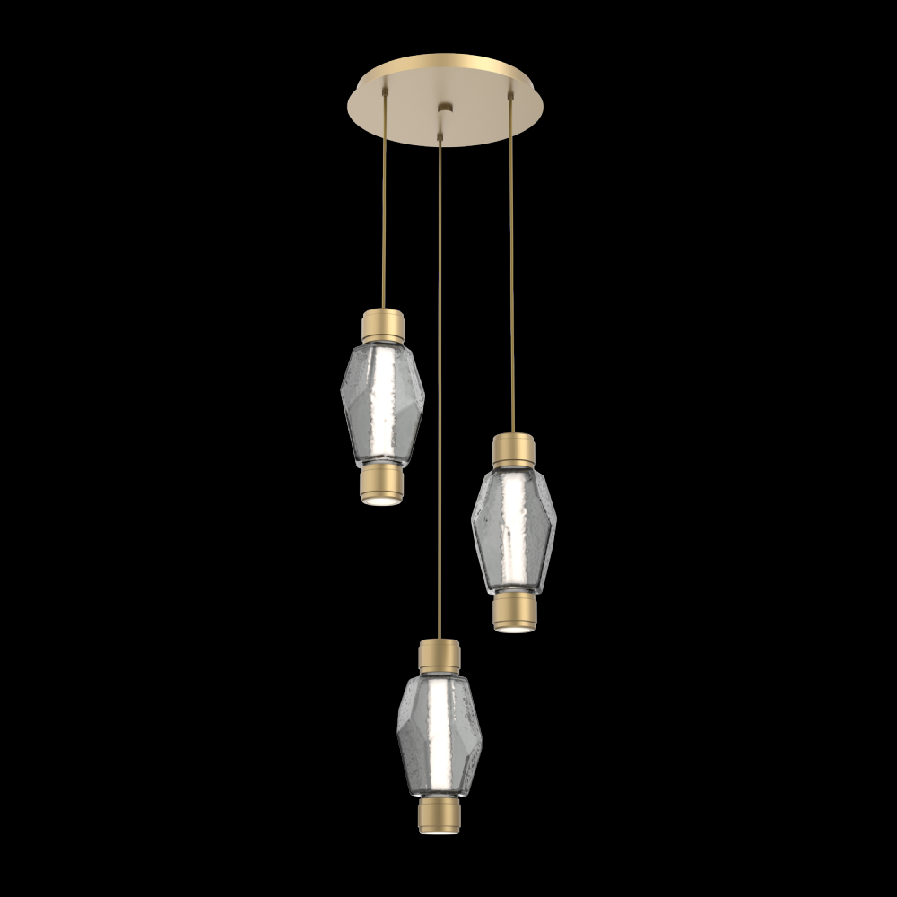 Mandrel Round 3pc Multi-Pendant - Gem