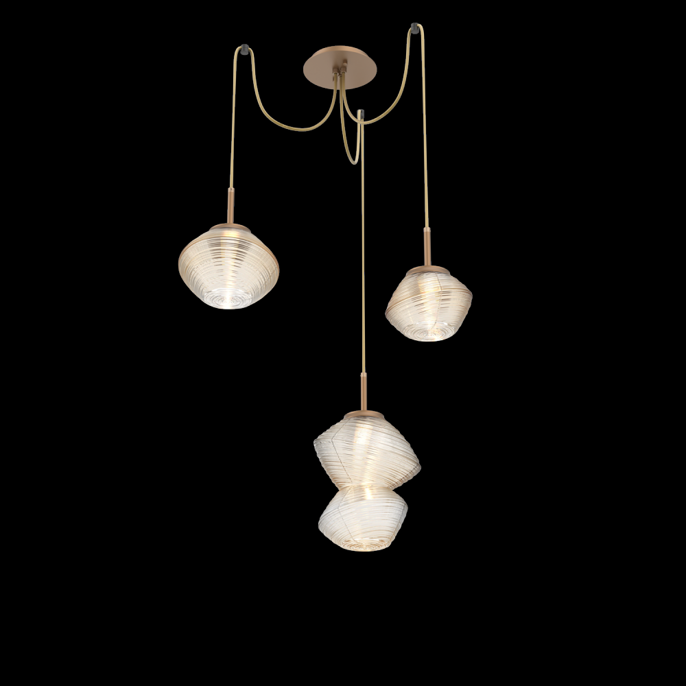 Mesa Round 3pc Swag Multi-Pendant