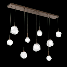 Hammerton PLB0039-09-RB-C-C01-L1 - Gem Linear 9pc Multi-Pendant
