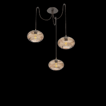 Hammerton SCB0036-03-FB-OB-C01-E2 - Coppa Round 3pc Swag Multi-Pendant