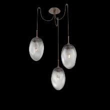 Hammerton SCB0067-03-BB-GS-C01-L1 - Meteo Round 3pc Swag Multi-Pendant