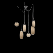 Hammerton SCB0091-06-GP-B-C01-L3 - Vessel Round 6pc Swag Multi-Pendant