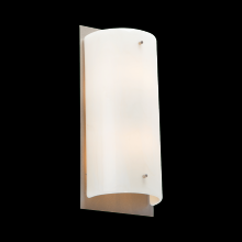 Hammerton CSB0044-13-CS-FR-E2 - Textured Glass Cover Sconce - 13-Inch