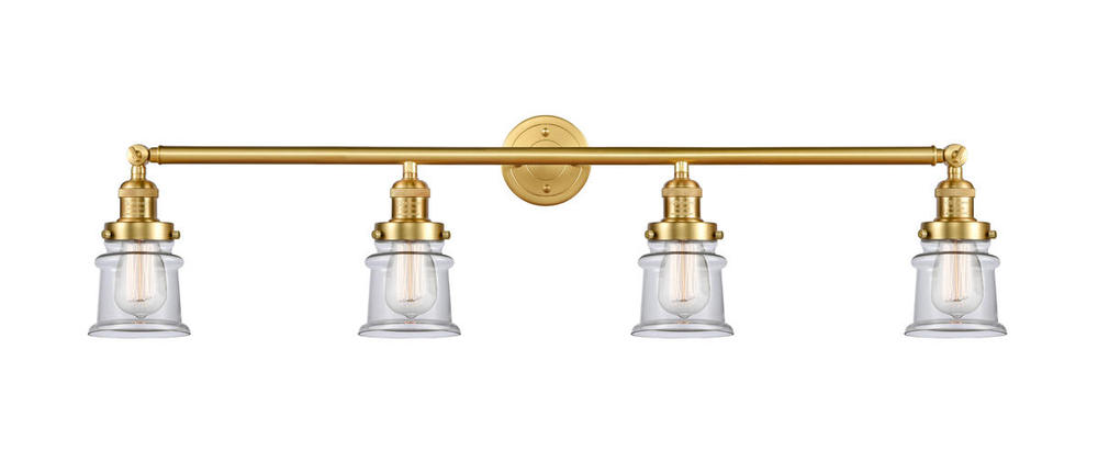Canton - 4 Light - 42 inch - Satin Gold - Adjustable Bath Vanity Light
