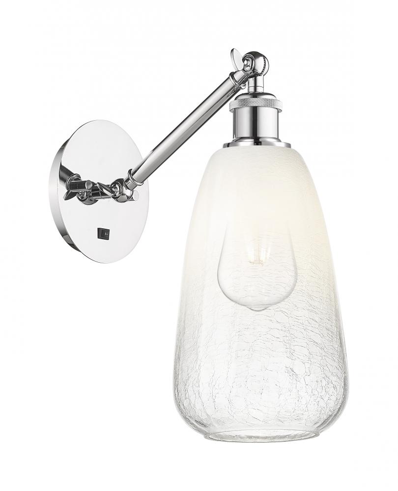 Brookhaven Almond - 1 Light - 6 inch - Polished Chrome - Sconce