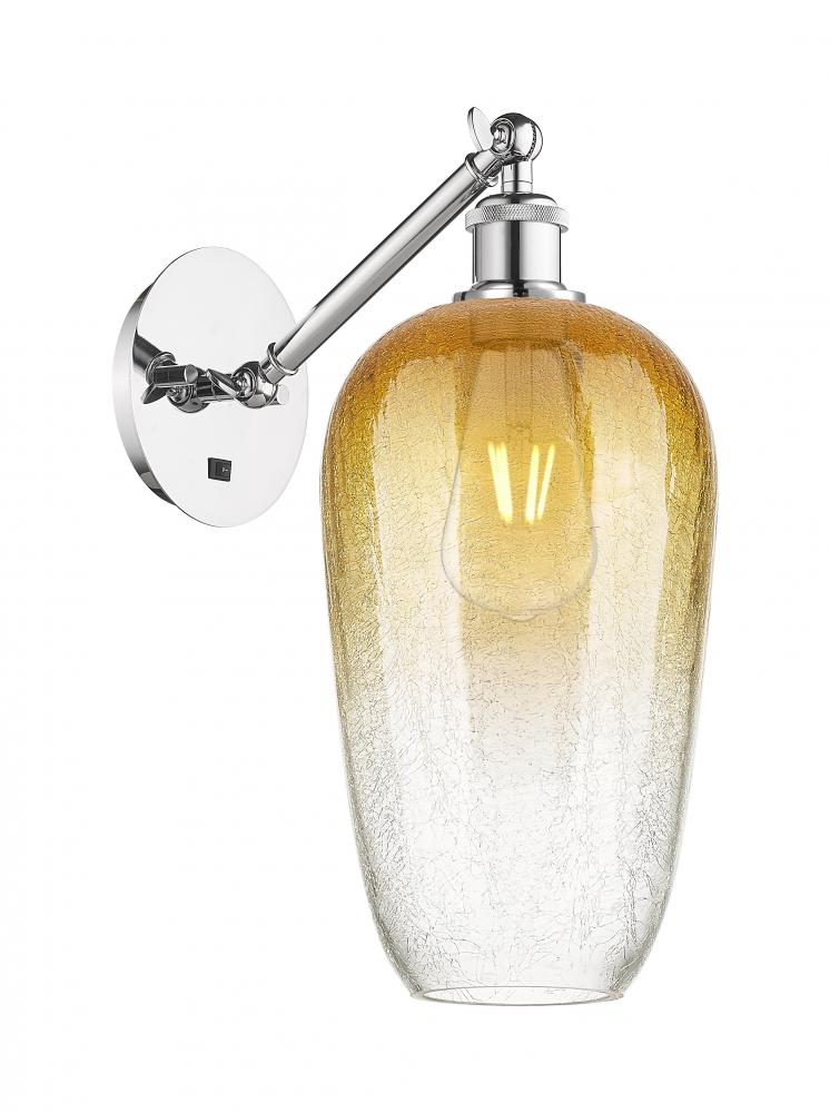 Brookhaven Flute - 1 Light - 7 inch - Polished Chrome - Sconce