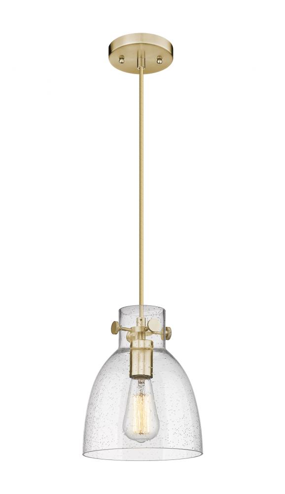 Newton Bell - 1 Light - 8 inch - Chanpagne Bronze - Cord hung - Pendant