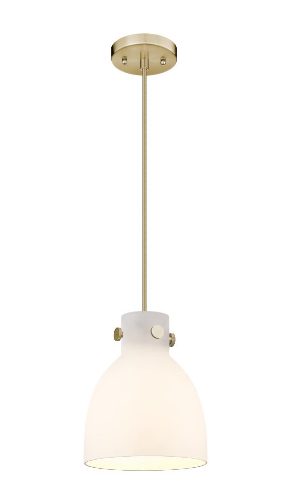 Newton Bell - 1 Light - 8 inch - Chanpagne Bronze - Cord hung - Pendant