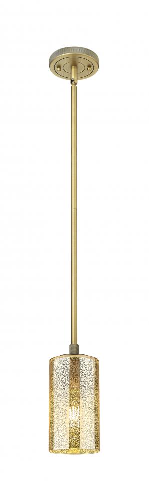 Crown Point - 1 Light - 5 inch - Brushed Brass - Pendant
