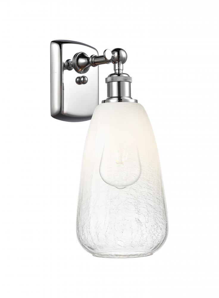 Brookhaven Almond - 1 Light - 6 inch - Polished Chrome - Sconce