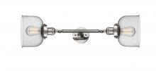 Innovations Lighting 208L-PN-G74-LED - Bell - 2 Light - 8 inch - Polished Nickel - Adjustable Bath Vanity Light