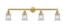 Innovations Lighting 215-SG-G182S - Canton - 4 Light - 42 inch - Satin Gold - Adjustable Bath Vanity Light