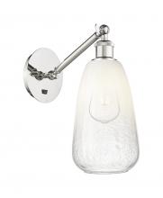 Innovations Lighting 317-1W-PN-G480-6OP - Brookhaven Almond - 1 Light - 6 inch - Polished Nickel - Sconce