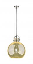 Innovations Lighting 410-1SL-PN-G410-14ME - Newton Sphere - 1 Light - 14 inch - Polished Nickel - Pendant