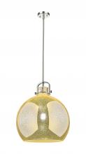 Innovations Lighting 410-1SL-PN-G410-18ME - Newton Sphere - 1 Light - 18 inch - Polished Nickel - Pendant