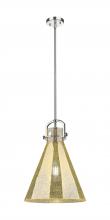 Innovations Lighting 410-1SL-PN-G411-14ME - Newton Cone - 1 Light - 14 inch - Polished Nickel - Pendant