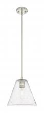 Innovations Lighting 434-1S-PN-GBC-84 - Crown Point - 1 Light - 8 inch - Polished Nickel - Pendant