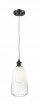 Innovations Lighting 516-1P-OB-G480-6OP - Brookhaven Almond - 1 Light - 6 inch - Oil Rubbed Bronze - Cord hung - Mini Pendant