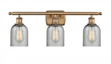 Innovations Lighting 516-3W-BB-G257-LED - Caledonia - 3 Light - 25 inch - Brushed Brass - Bath Vanity Light