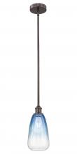 Innovations Lighting 616-1S-OB-G480-6SB - Brookhaven Almond - 1 Light - 6 inch - Oil Rubbed Bronze - Stem hung - Mini Pendant