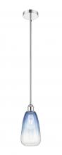 Innovations Lighting 616-1S-PC-G480-6SB - Brookhaven Almond - 1 Light - 6 inch - Polished Chrome - Stem hung - Mini Pendant