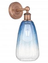 Innovations Lighting 616-1W-AC-G480-6SB - Brookhaven Almond - 1 Light - 6 inch - Antique Copper - Sconce